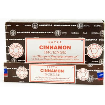 Satya indické vonné tyčinky PK Cinnamon 15 g – Hledejceny.cz