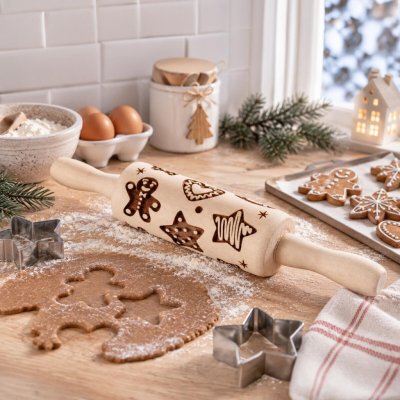 Boltze Embosovaný váleček na těsto Ginger – Hledejceny.cz