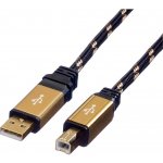Roline 11.02.8878 USB, USB 3.2 Gen1 (USB 3.0 / USB 3.1 Gen1) USB-A zástrčka, USB Micro-B zástrčka, 0,8m, vícebarevný – Hledejceny.cz