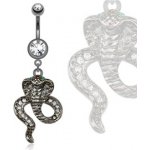 Piercingate piercing do pupíku kobra PBV00525 – Sleviste.cz
