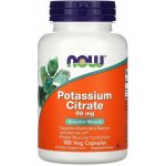 Now Potassium Citrate draslík jako citrát draselný 99 mg x 180 rostlinných kapslí – Hledejceny.cz