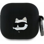 Karl Lagerfeld Silikonový kryt na AirPods 4 s 3D Choupette Head KLA4RUNCHK – Zboží Živě