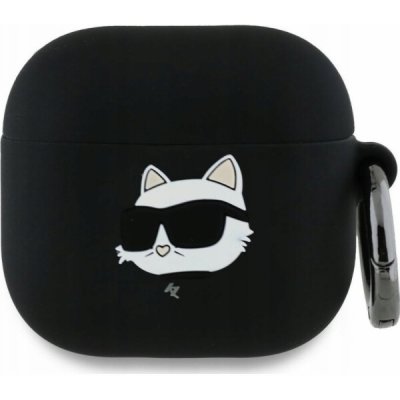 Karl Lagerfeld Silikonový kryt na AirPods 4 s 3D Choupette Head KLA4RUNCHK – Zboží Živě