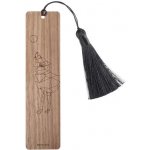 BeWooden Dřevěná záložka do knihy s motivem vlka Wolf Bookmark – Zboží Dáma BeWooden Dřevěná záložka do knihy s motivem vlka Wolf Bookmark – Zboží Dáma