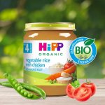 HiPP BIO Zelenina a rýže s kuřecím masem 6 x 125 g – Zboží Dáma