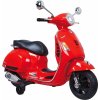 Elektrické vozítko Jamara elektrická motorka Rideon Vespa červená