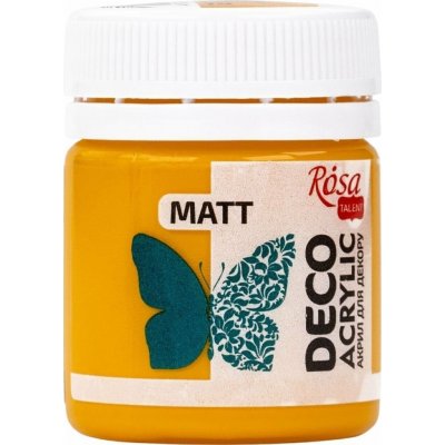 Rosa Decor akrylová barva 20 ml 19 yellow deep – Hledejceny.cz