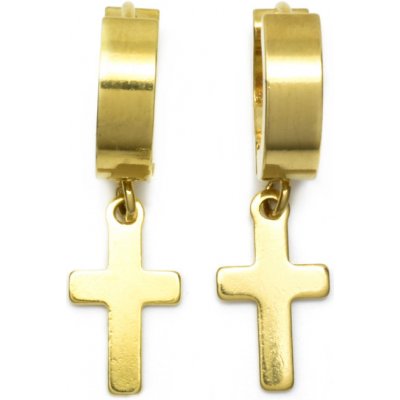 Aranys ocelové kříž zlatá 16507