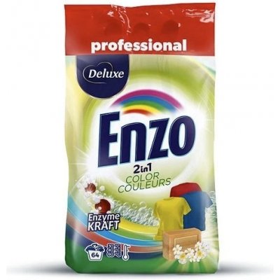 Deluxe Enzo prací prášek Professional 2in1 Color 4,5 kg 64 PD – Sleviste.cz