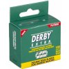 Holící strojek příslušenství Derby Extra Mini Box Green 100 ks