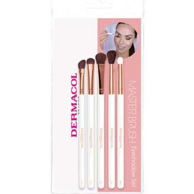 Dermacol Sada kosmetických štětců Rose Gold D73, D74, D81, D82, D83 – Zboží Dáma