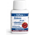 MedPharma Železo 20 mg+Vitamín C 37 tablet – Hledejceny.cz