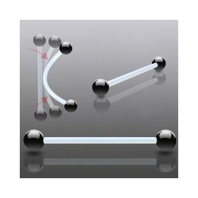 Šperky4U piercing do jazyka PTFE PJ01069 – Zboží Mobilmania