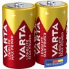 Baterie primární VARTA Longlife Max Power C 2ks 4714101402