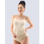 Gina dámské košilka úzká ramínka bezešvé jednobarevné Bamboo Cotton 08031P tělová – Zboží Dáma