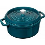 Staub Litinový hrnec s poklicí Cocotte, mořská modř, 24 cm / 3,8 l 1102437 – Zboží Mobilmania