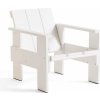Zahradní židle a křeslo HAY Křeslo Crate, white