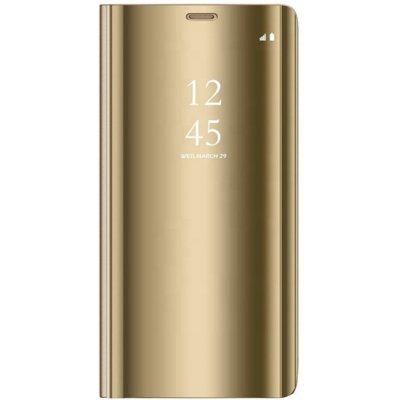Pouzdro Cu-Be Clear View Samsung Galaxy A31 SM-A315F zlaté – Zboží Mobilmania