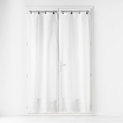 Douceur d'intérieur Jednobarevné záclony, LINKA, 70 x 200 cm bílá – Hledejceny.cz