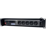 Rozvodný panel Solarix Acar ACAR-A-504-V Rozvodný panel, 5x230V ČSN vypínač, bleskojistka,černý, 3m 80593005 – Hledejceny.cz