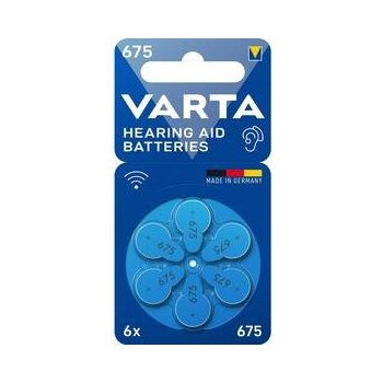 Varta Hearing Aid Battery 675 6ks 24600101416