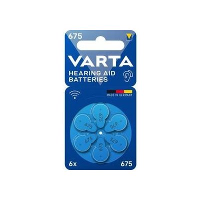 Varta Hearing Aid Battery 675 6ks 24600101416 – Zboží Mobilmania