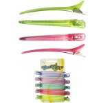 DUKO 2426-10 Control Clips 10ks - kadeřnické spony 11,5cm - nerez kov + průhledný plast – Zboží Dáma