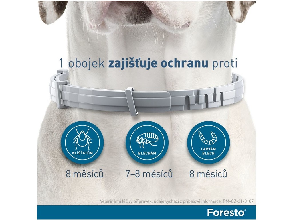 Foresto obojek pro psy nad 8 kg 70 cm od 657 Kč - Heureka.cz