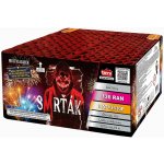 Ohňostroj BATERIE VÝMETNIC SMRŤÁK 136 ran 2/1 multikalibr Halloween BAT13630E – Zbozi.Blesk.cz