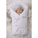 Baby Nellys Klasická retro zavinovačka NATURE šněrovací s výplní šedá – Hledejceny.cz