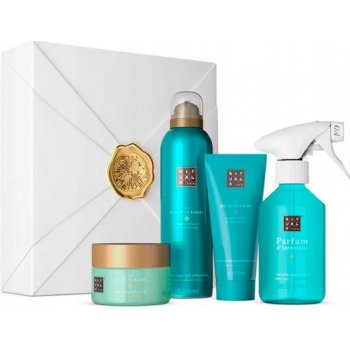 Rituals The Ritual Of Karma sprchová pěna 200 ml + osvěžovač vzduchu 250 ml + tělový krém 100 ml + tělový peeling 150 g