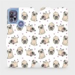 Pouzdro Mobiwear Flipové Motorola Moto G30 - M097P Mopsíci – Zboží Živě