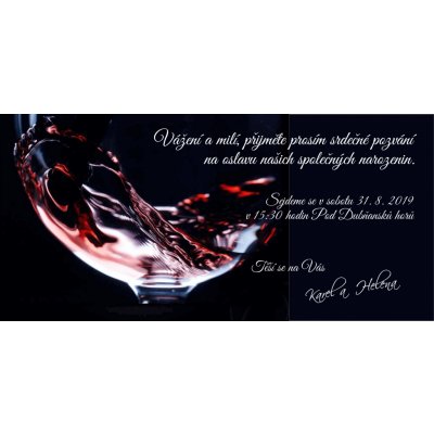 Pozvánka DL 033 – Zboží Dáma