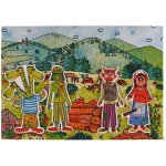 Marionetino Sada loutek a kulis Drak, Čert, Ježibaba, Vodník, Hluboký les, Paseka – Zboží Dáma