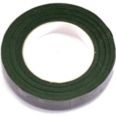 Floristická páska tm. zelená, 12 mm – Zboží Mobilmania