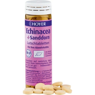 Hoyer Pastilky echinacea rakytník 60 tablet – Hledejceny.cz