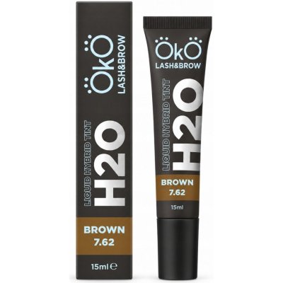 OKO H20 Liquid Hybrid Tint barva na řasy a obočí Brown 7.62 15 ml – Sleviste.cz