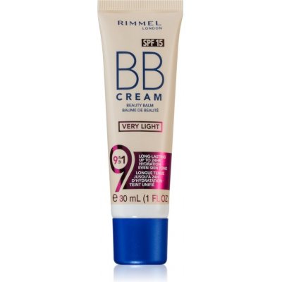Rimmel London BB Cream 9in1 dlouhotrvající hydratační bb krém SPF15 Very Light 30 ml