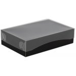 Dárková krabice s průhledným víkem 200x125x50 mm, černá – Zboží Mobilmania