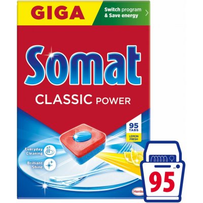 Somat Classic Power Tablety do automatické myčky na nádobí 95 ks 1577g – Sleviste.cz