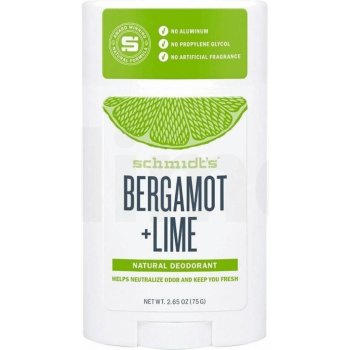 Schmidt's Naturals Bergamot + Lime deostick 58 ml