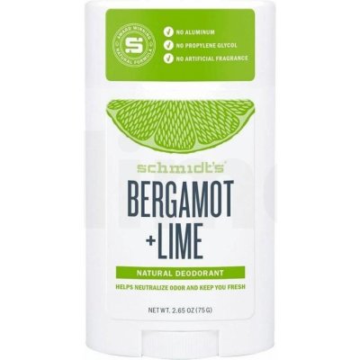 Schmidt's Naturals Bergamot + Lime deostick 58 ml – Zboží Mobilmania