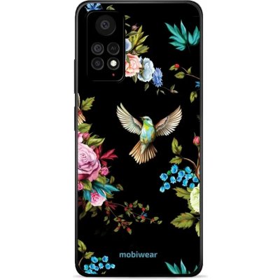 Pouzdro Mobiwear Glossy Xiaomi Redmi Note 11 Pro 5G - G041G - Ptáček a květy