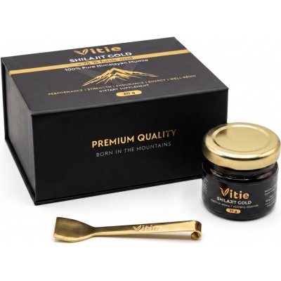 Vitie Shilajit Gold 80 % kyseliny fulvové, 20 g – Hledejceny.cz