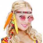 Hippie čelenka s korálky a peřím – Sleviste.cz