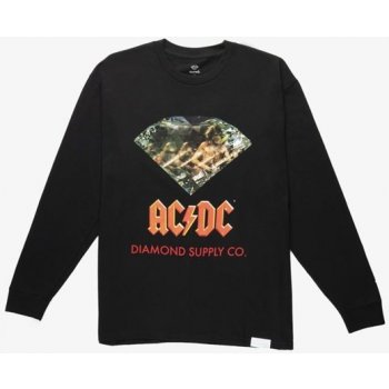 Diamond triko AC/DC Diamond Long Sleeve Black BLK