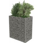 VidaXL Gabionový vyvýšený záhon pozinkovaná ocel 90 x 50 x 100 cm – Sleviste.cz