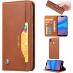 JustKing kožené flipové Huawei P20 Lite - hnědé – Zboží Živě