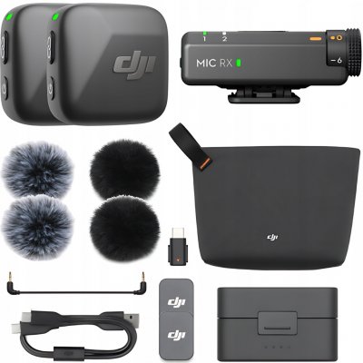 DJI Mic Mini (2 TX + 1 RX + Charging Case) – Zboží Živě