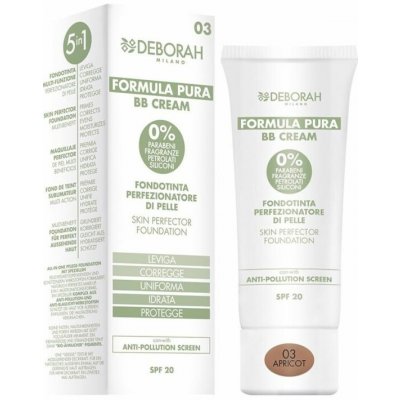 Deborah Milano Formula Pura BB krém 03 Apricot 30 ml – Hledejceny.cz
